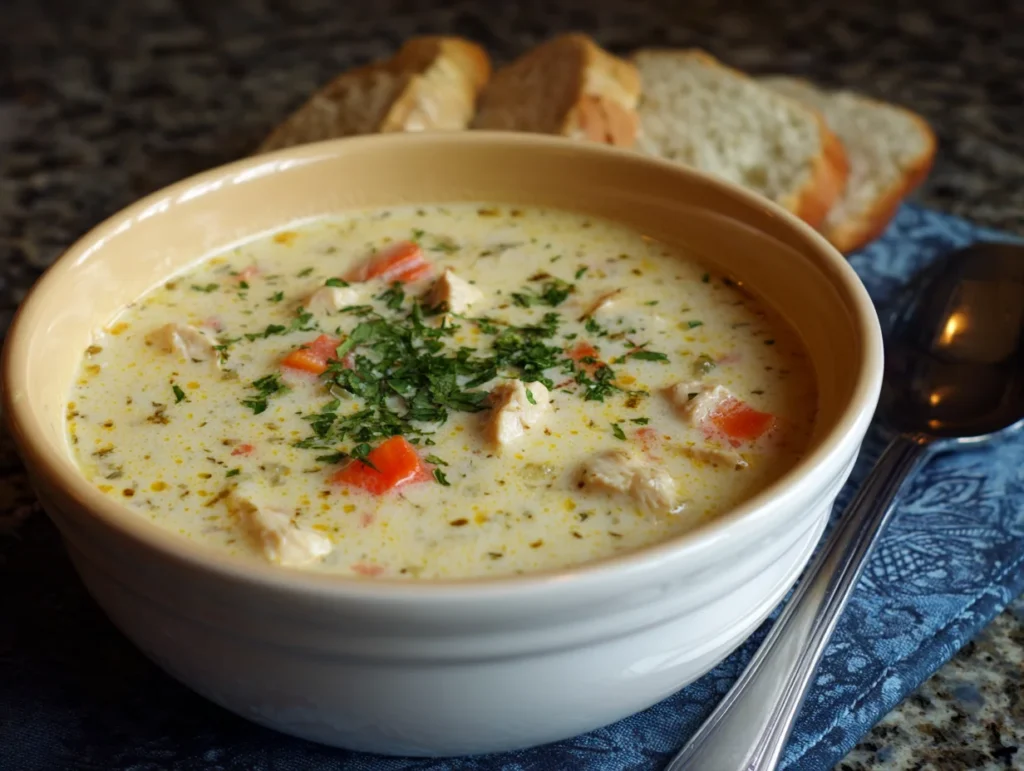 creamy chicken soup